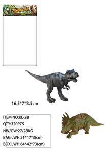 恐龙套装（2只装）6.5寸有点目 - OBL947050
