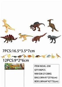 恐龙套装（7大+12中只）6.5寸和3.6寸 - OBL947141