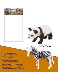 动物套装（2只装）6寸有点目 - OBL947153