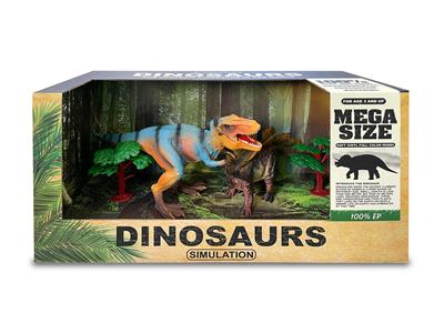 PVC霸王龙套装（2只装） - OBL947331