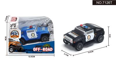 悍马HX警车回力越野车1:43 - OBL948440