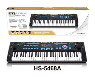 54键多功能黑色电子琴带麦克风+USB连接线 - OBL948935