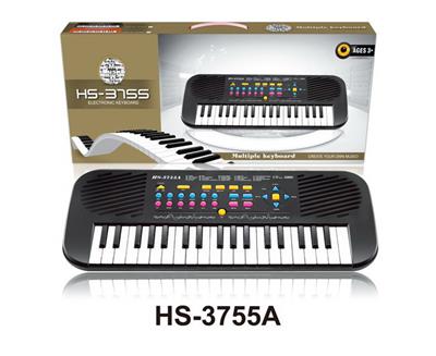 37键多功能黑色电子琴带麦克风+USB连接线 - OBL948940