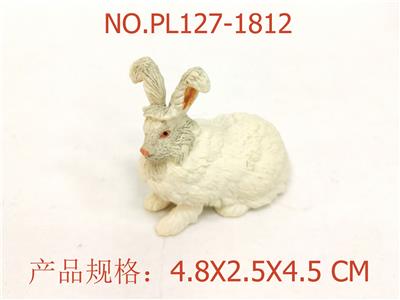 坐姿白兔 - OBL949557