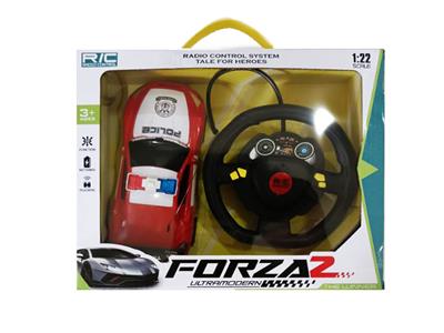 四通遥控警车（包USB线+3.6V电池包） - OBL951024