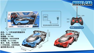 1:12布加迪四通遥控车 - OBL952212