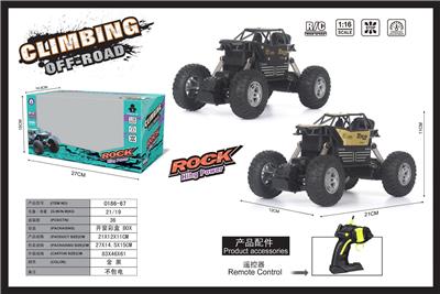 合金攀爬遥控车带枪形遥
控器不包电 - OBL952309