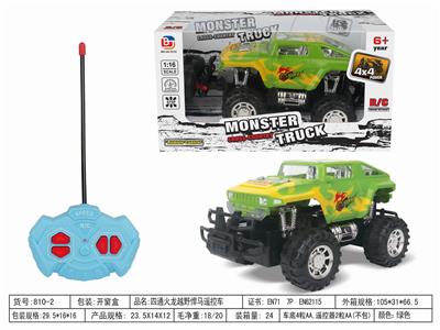 1:16四通越野悍马遥控车  不带电 - OBL952532