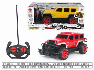 1:18四通越野遥控车   牧马人  不带电 - OBL952546