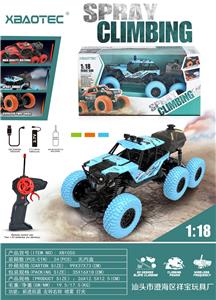 1:18 6轮遥控攀爬车 灯光 喷雾 - OBL954030