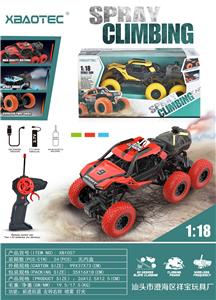 1:18 6轮遥控攀爬车 灯光 喷雾 - OBL954032