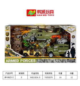 军事场景套装{装甲车}{弹射无人机} - OBL954283