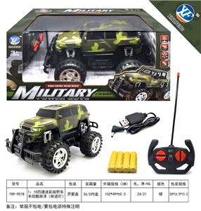 1：18四通迷彩越野车
丰田酷路泽（前进灯） - OBL954927