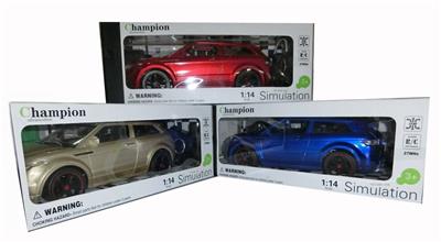 1：14四通遥控车带灯（包充电） - OBL955017