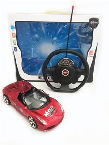 1：16方向盘四通动感遥控车 - OBL955037