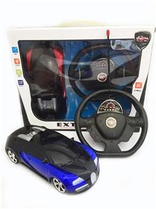1：16方向盘四通动感遥控车 - OBL955096