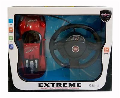 1：16方向盘四通动感遥控车 - OBL955098