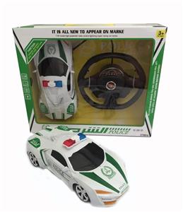 1：16方向盘四通动感遥控警车 - OBL955101