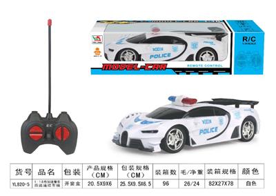 1：18布加迪四通遥控警车 - OBL955653