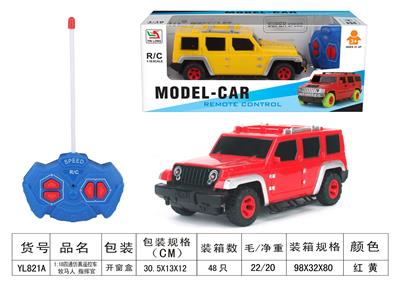 1:18牧马人仿真四通遥
控车（不包电） - OBL955659