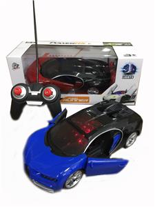 1:18二通3D灯光开门仿真布加迪 - OBL955829