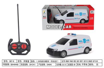 四通遥控警车（大众，带前进灯）1:20 - OBL955840
