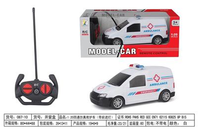 四通遥控急救车（大众，带前进灯）1:20 - OBL955842