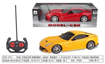 四通仿真车（法拉利，带前进灯）1:16 - OBL955857