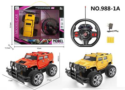 四通遥控 悍马越野车 1:14黑窗 - OBL955926