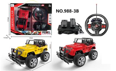 四通遥控 牧马人越野车 1:14黑窗 - OBL955931