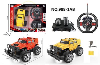 四通遥控 悍马越野车 1:14黑窗 - OBL955932