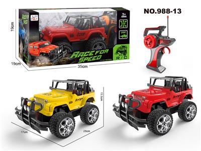 四通遥控 牧马人越野车 1:14黑窗 - OBL955937