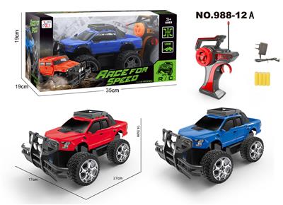 四通遥控 福特越野车 1:14黑窗 - OBL955939