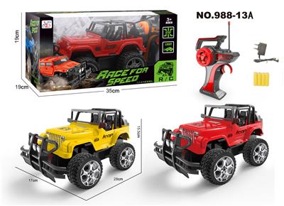 四通遥控 牧马人越野车 1:14黑窗 - OBL955940