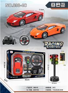 四通 红绿灯 兰博基尼车1:16(无尾翼）明窗 - OBL955987