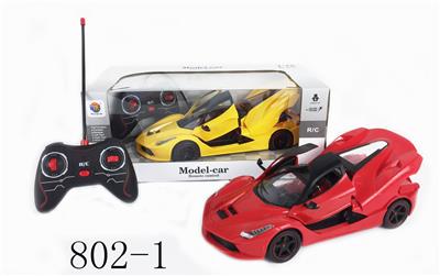 1:16 5通仿真一键开三门法拉利遥控车带灯光 - OBL956253