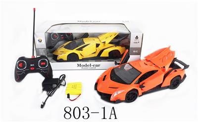 1:12 5通仿真一键开三门兰博基尼VENENO遥控车带灯带充电 - OBL956255