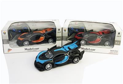 1:16 5通仿真一键开三门新款布加迪遥控车带灯光 - OBL956266