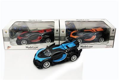 1:12 5通仿真一键开三门新款布加迪遥控车带灯光 - OBL956270