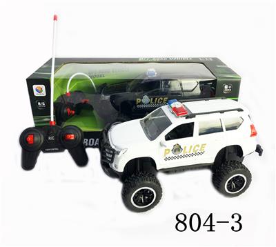 1:12 4通仿真丰田明窗普拉多遥控警车带灯光 - OBL956282