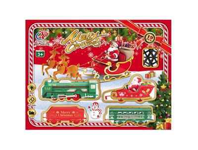 电动灯光仿古轨道火车 - OBL957093