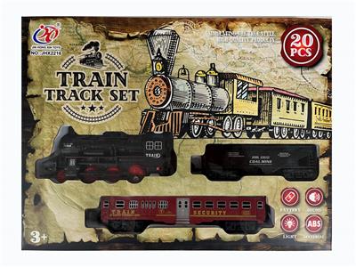 仿真电动灯光音乐轨道火车 - OBL957100