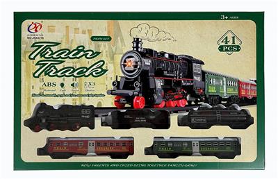 仿真电动灯光音乐轨道火车 - OBL957102