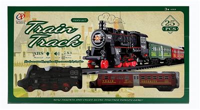 仿真电动灯光音乐轨道火车 - OBL957366