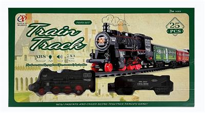仿真电动灯光音乐轨道火车 - OBL957367