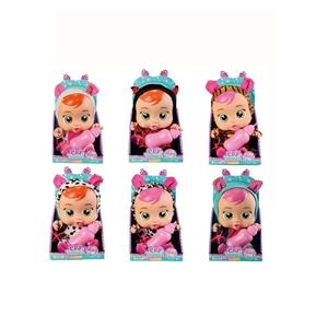 11寸搪胶会流泪哭泣娃娃带4声IC衣服带尾巴6款混装 - OBL958122