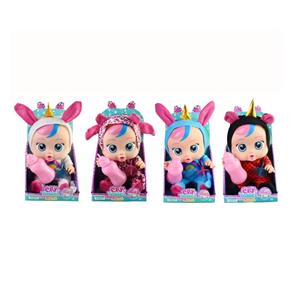 11寸搪胶会流泪哭泣娃娃带香味带4声IC衣服带尾巴4款混装 - OBL958123