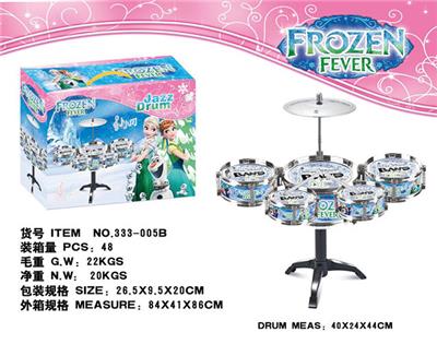 冰雪奇缘电镀爵士鼓5小鼓 - OBL958402