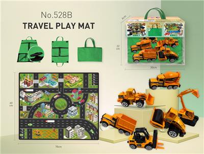 地毯便携收纳包-合金工程车场景 - OBL959896