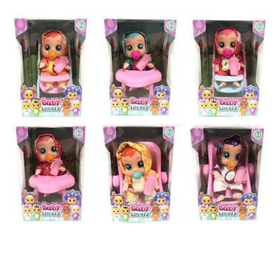 6寸开窗盒实身会流眼泪水果哭泣娃娃 - OBL960207